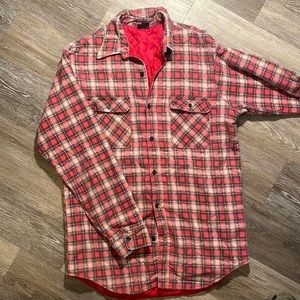 Vintage JCP quilt-lined flannel